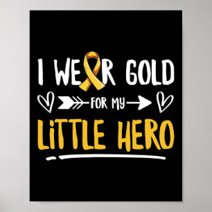 Poster Lutar contra o Cancer infantil Spruch por um Pai d