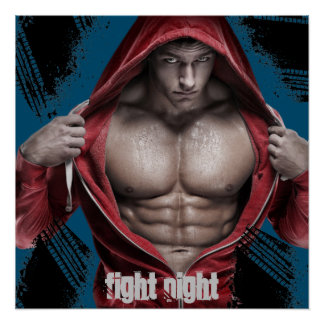 Póster Lutar contra o evento desportivo Modelo