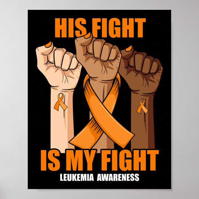 Poster Lutar É A Minha Luta Contra A Leucemia (Frente)