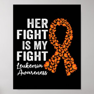 Poster Lutar É Minha Luta Contra A Leucemia De Suporte La