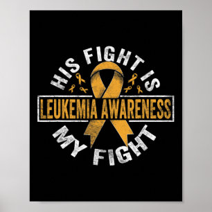 Poster Lutar É Minha Luta Contra A Leucemia Sensibilizaçã