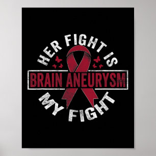 Poster Lutar É Minha Luta Contra O Aneurismo Cérebro Sens