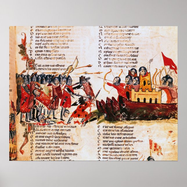 Póster Lutas de Cavaleiros (Frente)