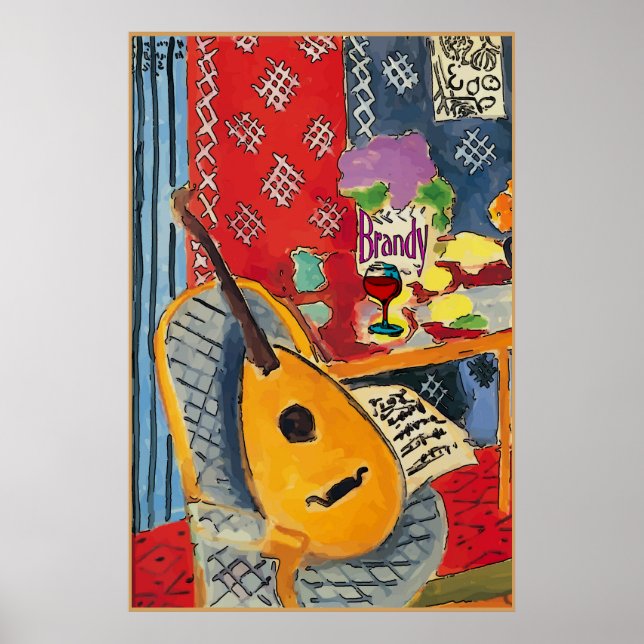 Póster Lute e Brandy Glass (Frente)
