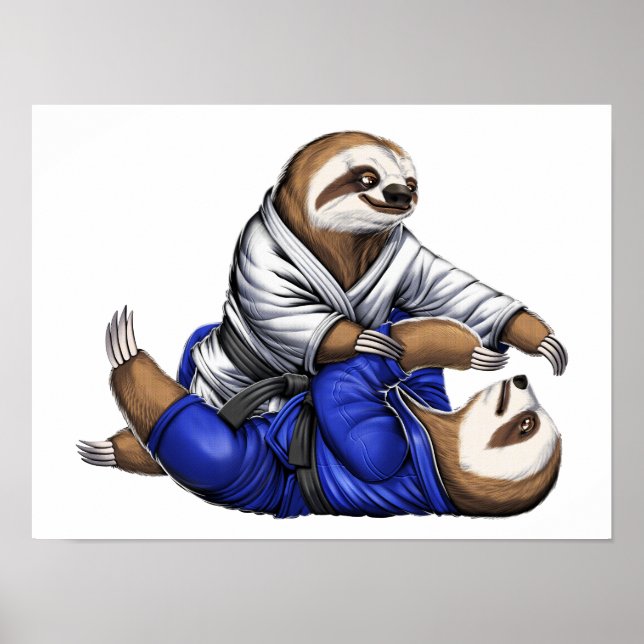 Poster Luth Jiu-Jitsu Wrestlers (Frente)