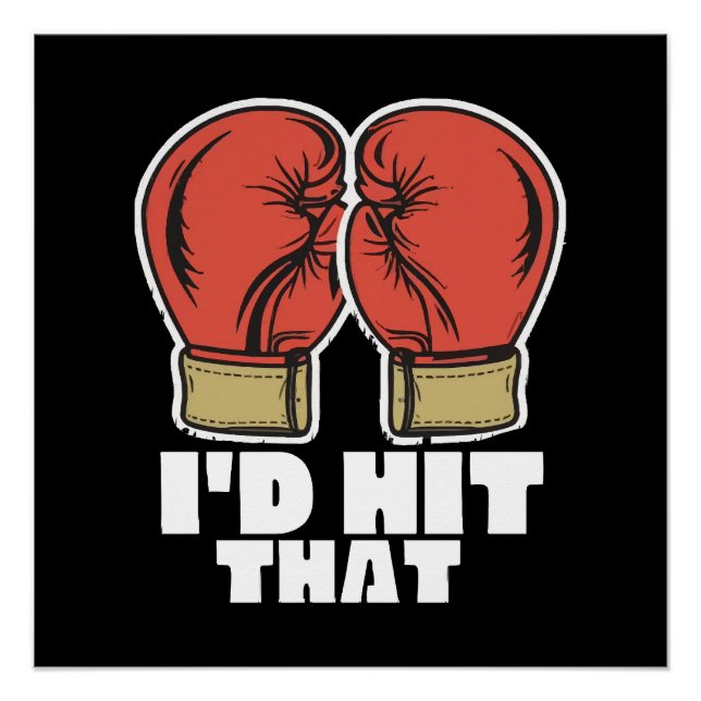 Póster Luvas de boxe (Frente)