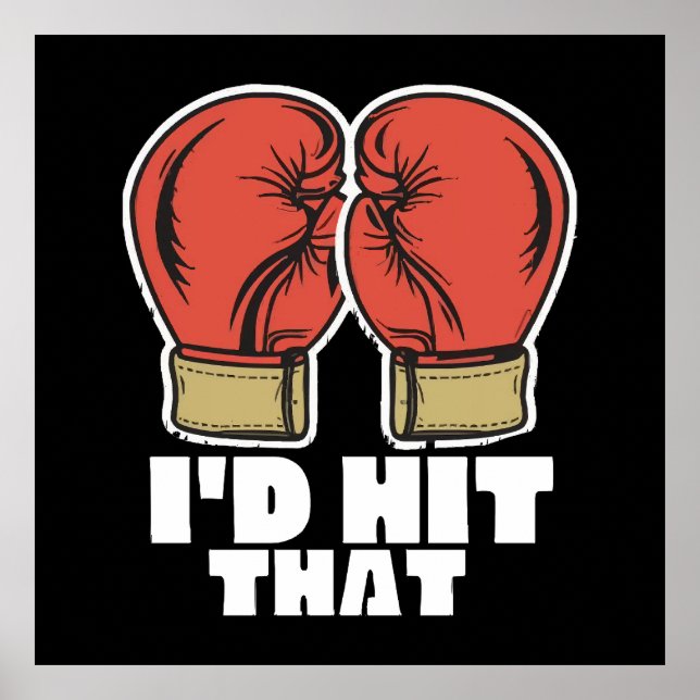 Poster Luvas de boxe (Frente)