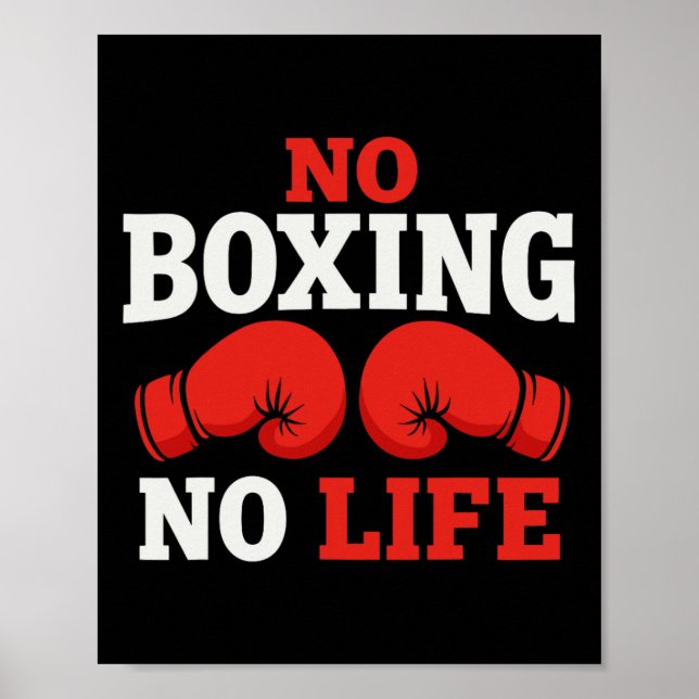 Poster Luvas de Boxe No Boxing No Life Luvas de Boxe _2  (Frente)