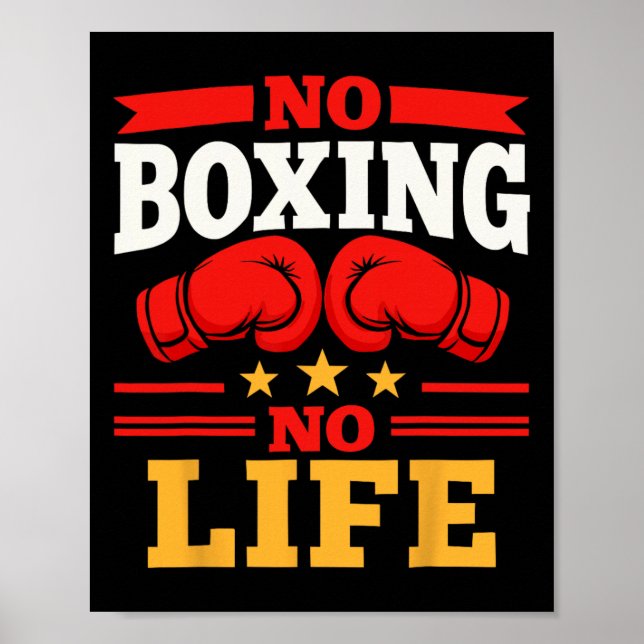 Poster Luvas de Boxe Sem Boxe Sem Vida Luvas de Boxe _3 (Frente)
