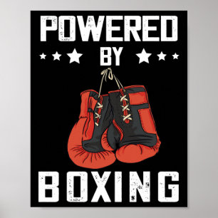 Poster Luvas De Boxing Alimentadas Por Kickboxer In A Box