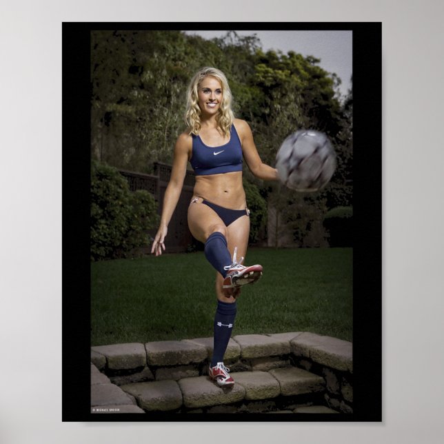 Poster Luvas de futebol Heather Mitts Feeley Defensora Mi (Frente)