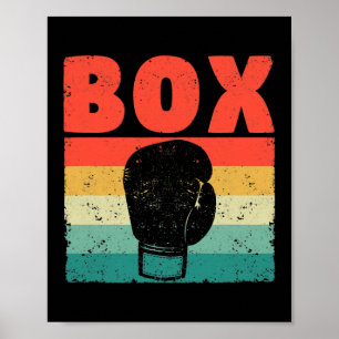 Poster Luvas Engraçadas Boxando Luvas Boxer Lutas