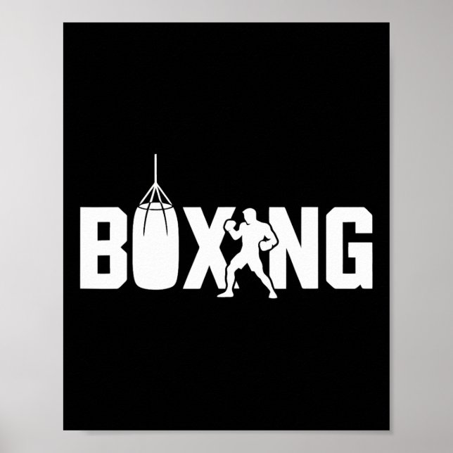 Poster Luvas Engraçadas De Combatente De Boxing Para Geng (Frente)
