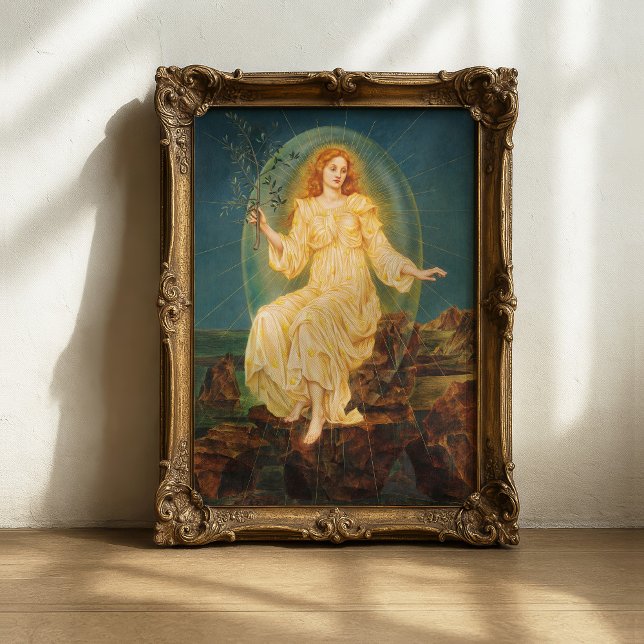 Poster Lux in Tenebris | Evelyn De Morgan (Criador carregado)