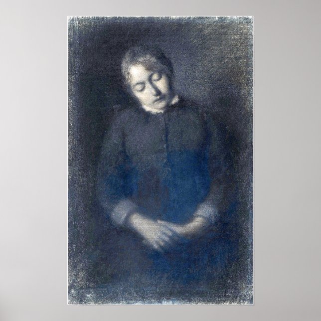 Poster Luxemburgo - Retrato da Esposa do Artista Dormindo (Frente)