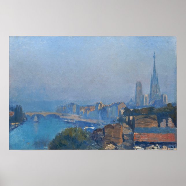 Poster Luxemburgo - Rota O Sena E A Catedral (Frente)