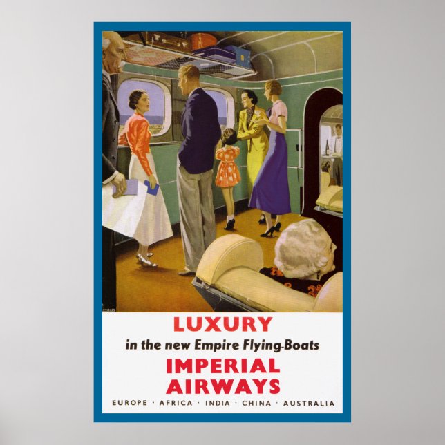 Poster Luxo nos Barcos Voadores do Novo Império (Frente)