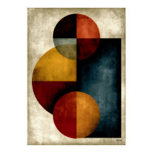 Luxo Silencioso Abstrato Geométrico Orbital Japonê