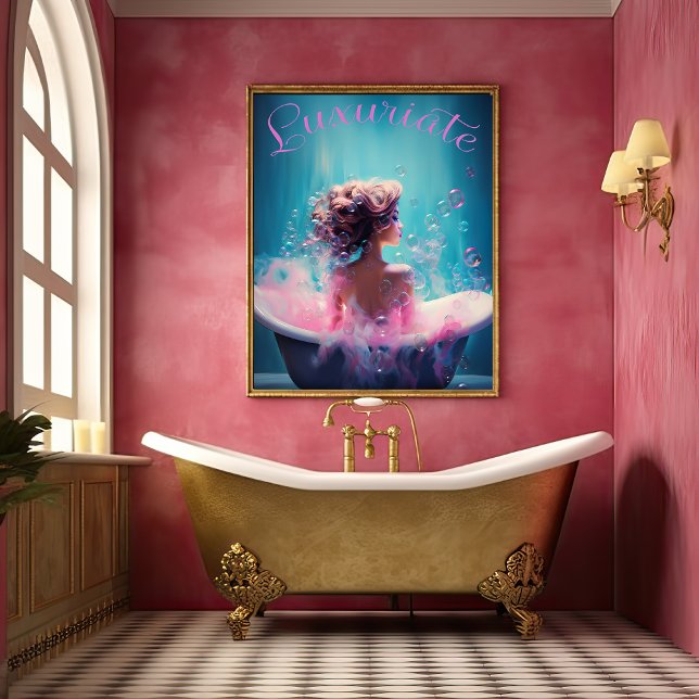 Póster "Luxuriate" Femme Art (Criador carregado)