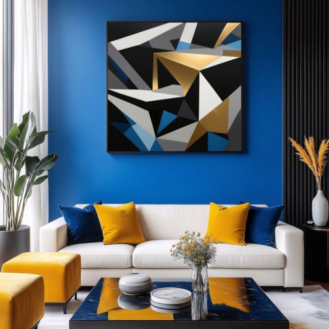 Poster Luxury Geometric Prism (Criador carregado)