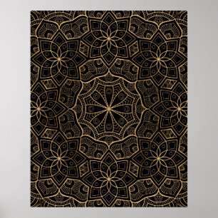Poster Luxury Mandala 3