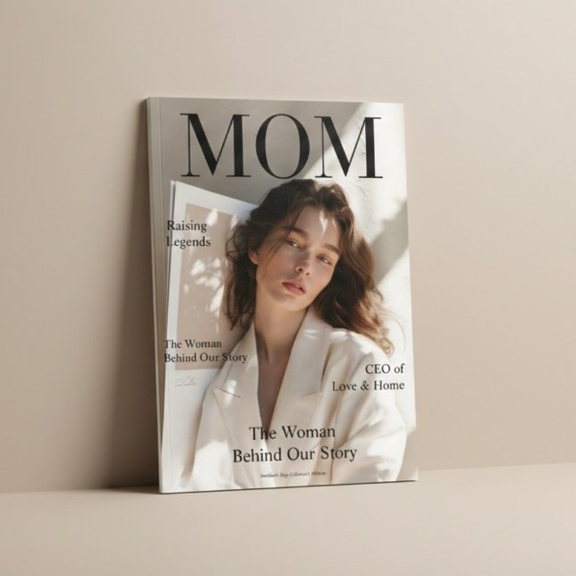 Poster Luxury Personalized Mom Magazine Cover This elegan (Criador carregado)