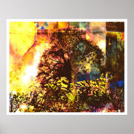 Póster Luz Abstrato 7: Vida Abençoada