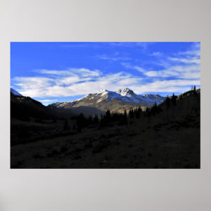 Poster Luz apagada nas montanhas rochosas