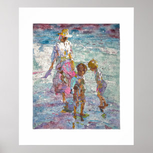 Poster Luz Coletiva © – Arte Fina Enquadrada