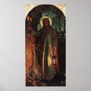 Póster Luz da caça de William Holman do mundo