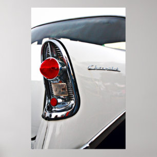 Póster Luz da cauda do Bel Air 56 de Chevy