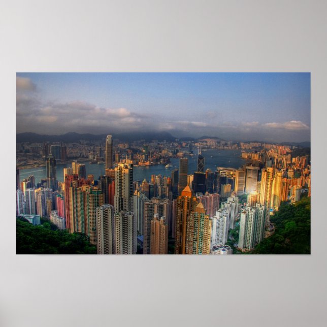 Poster Luz da manhã de Hong Kon (Frente)