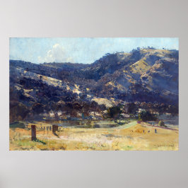 Poster Luz da Tarde Goulburn Valley Arthur Streeton