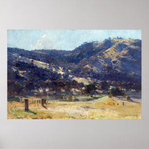 Poster Luz da Tarde Goulburn Valley Arthur Streeton