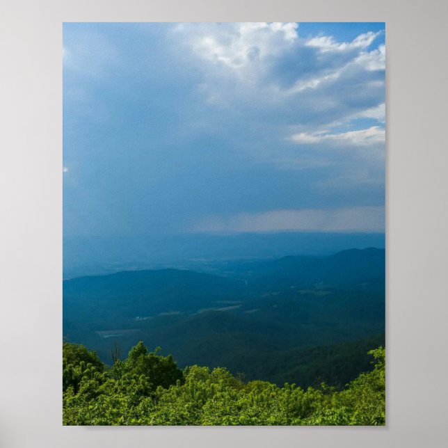 Poster Luz da Tempestade Sobre o Blue Ridge (Frente)