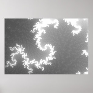 Poster Luz das estrelas em preto & no branco