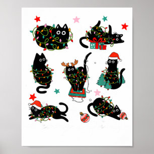 Poster Luz de Natal do Gato Rena S. Natal Gato L