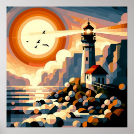 Poster Luz de orientação