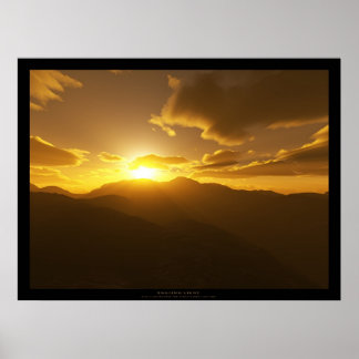 Póster Luz de queda