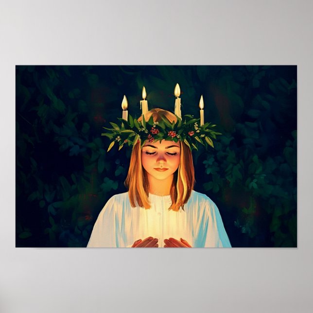 Poster Luz de Santa Lúcia (Frente)