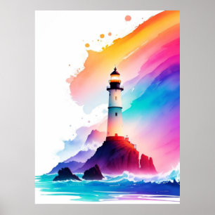 Poster Luz de tirar o fôlego Panorama das Ondas