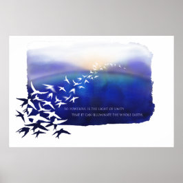 Póster Luz de Unidade