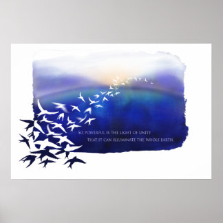 Póster Luz de Unidade