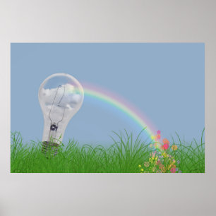 Póster Luz do arco-íris