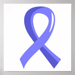 Póster Luz do cancro da próstata - fita azul 3