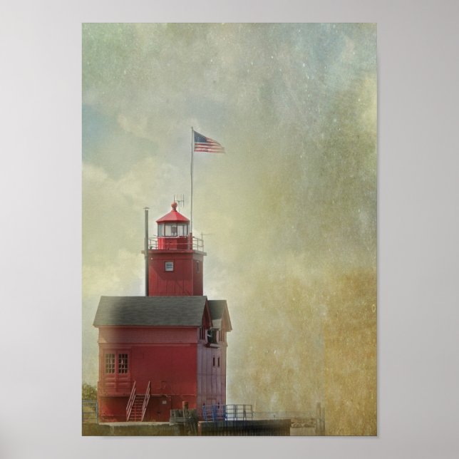 Póster Luz do farol (Frente)