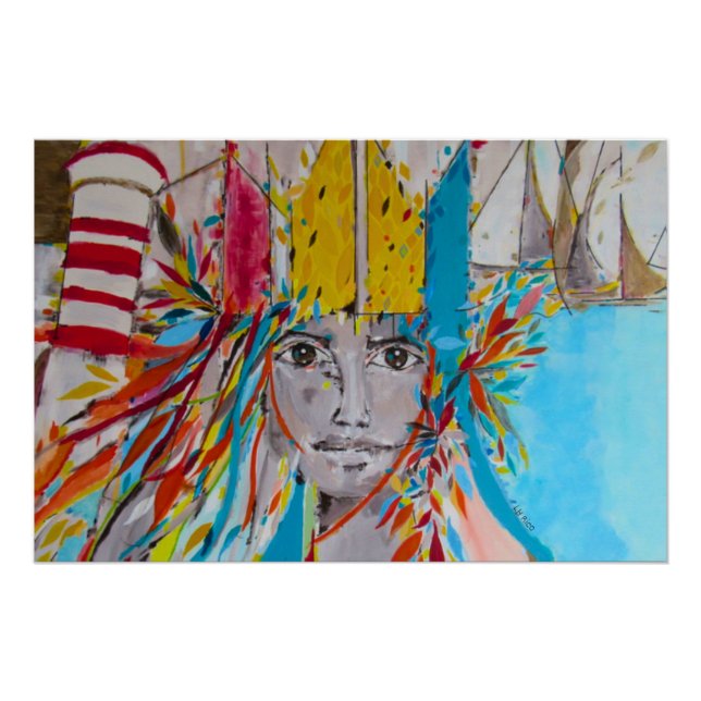 Póster Luz do Guerreiro (Frente)