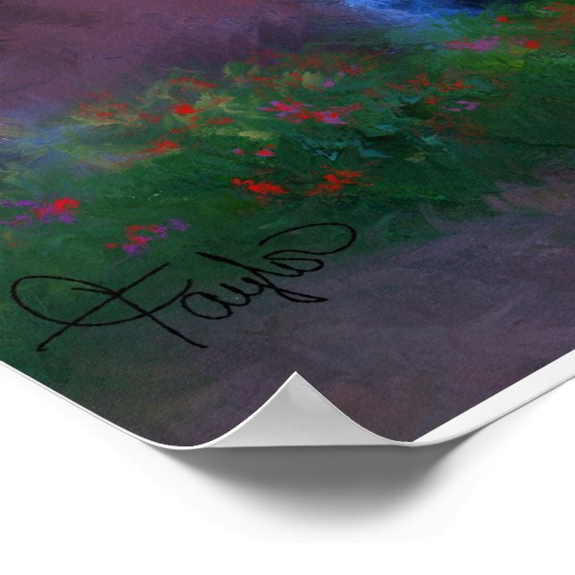 Póster Luz do ouro (Borda)