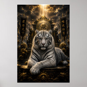 Poster Luz do Rei   Trono do Tigre Branco   Fanta Majesto
