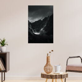 Poster Luz do sol através de nuvens escuras